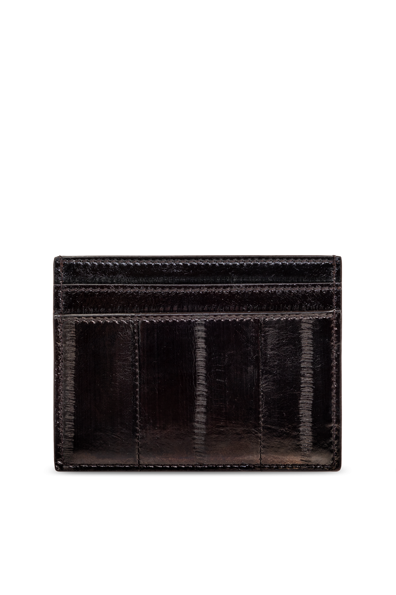 ★Saint Laurent★ Signature Logo Textured Leather Card Holde SAINT LAURENT Signature Logo Textured Leather Card Wallet
